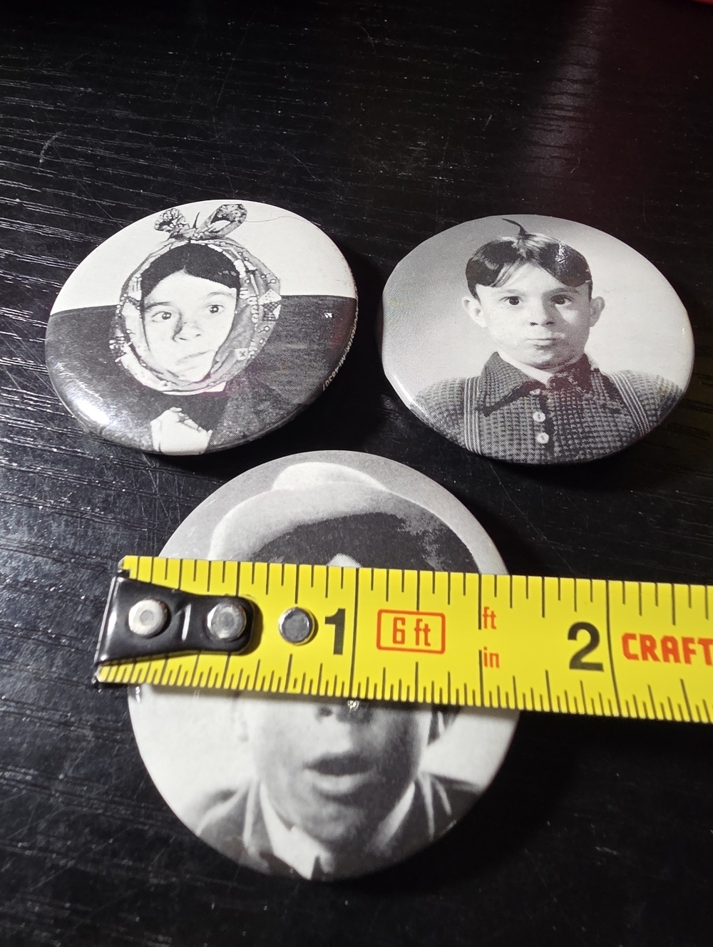 The Little Rascals Alfalfa Button Lot Pin Back Our Gang - Picture 2 of 3